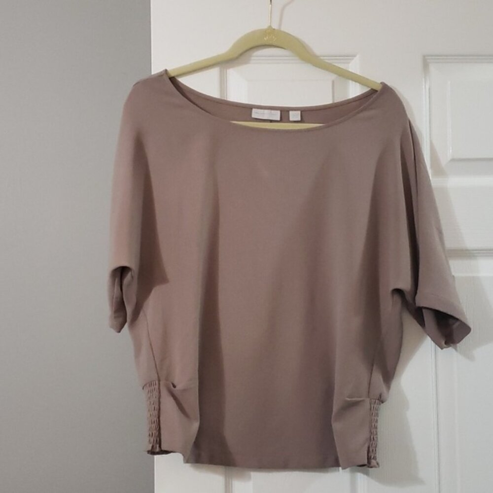 Tan blouse